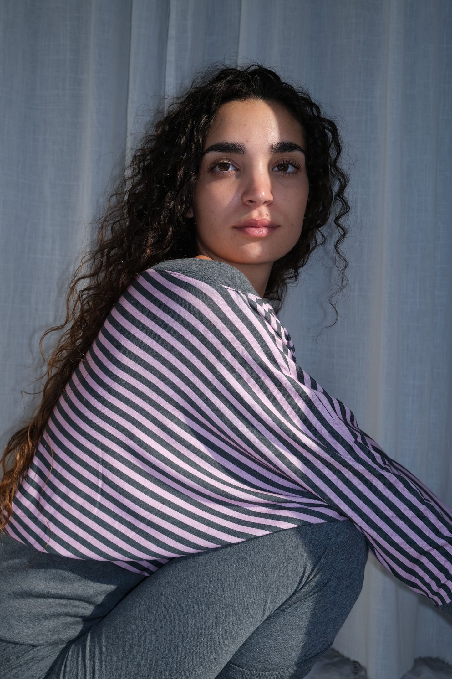 'Paula' Top Manga murciélago