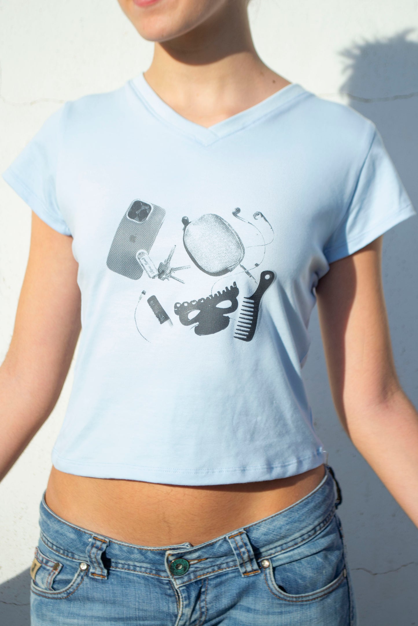 'What's in my bag' Baby Tee Celeste