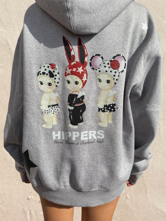 "Hippers" Sudadera Gris