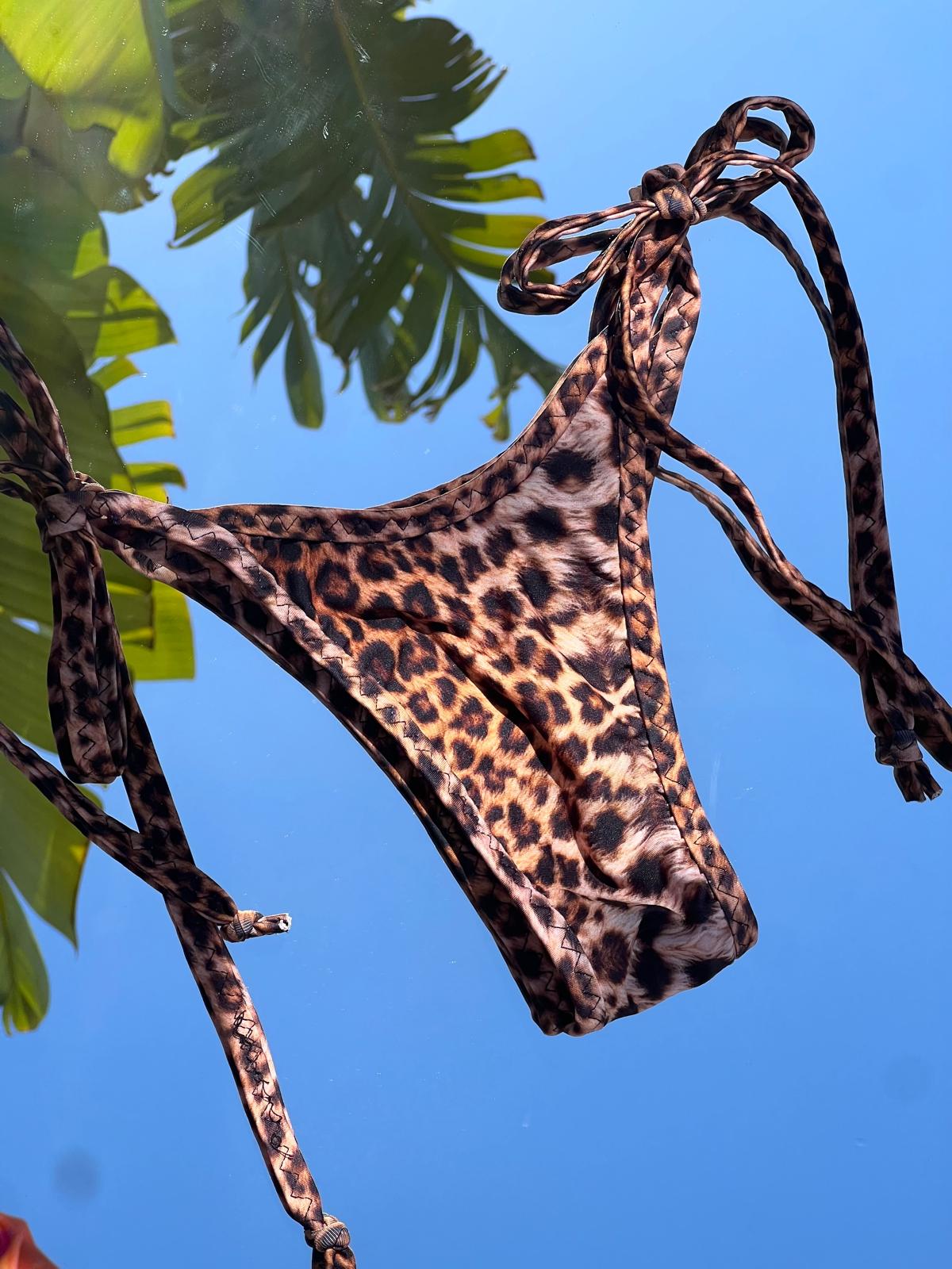 "Leopardo" Brazilian bikini bottom