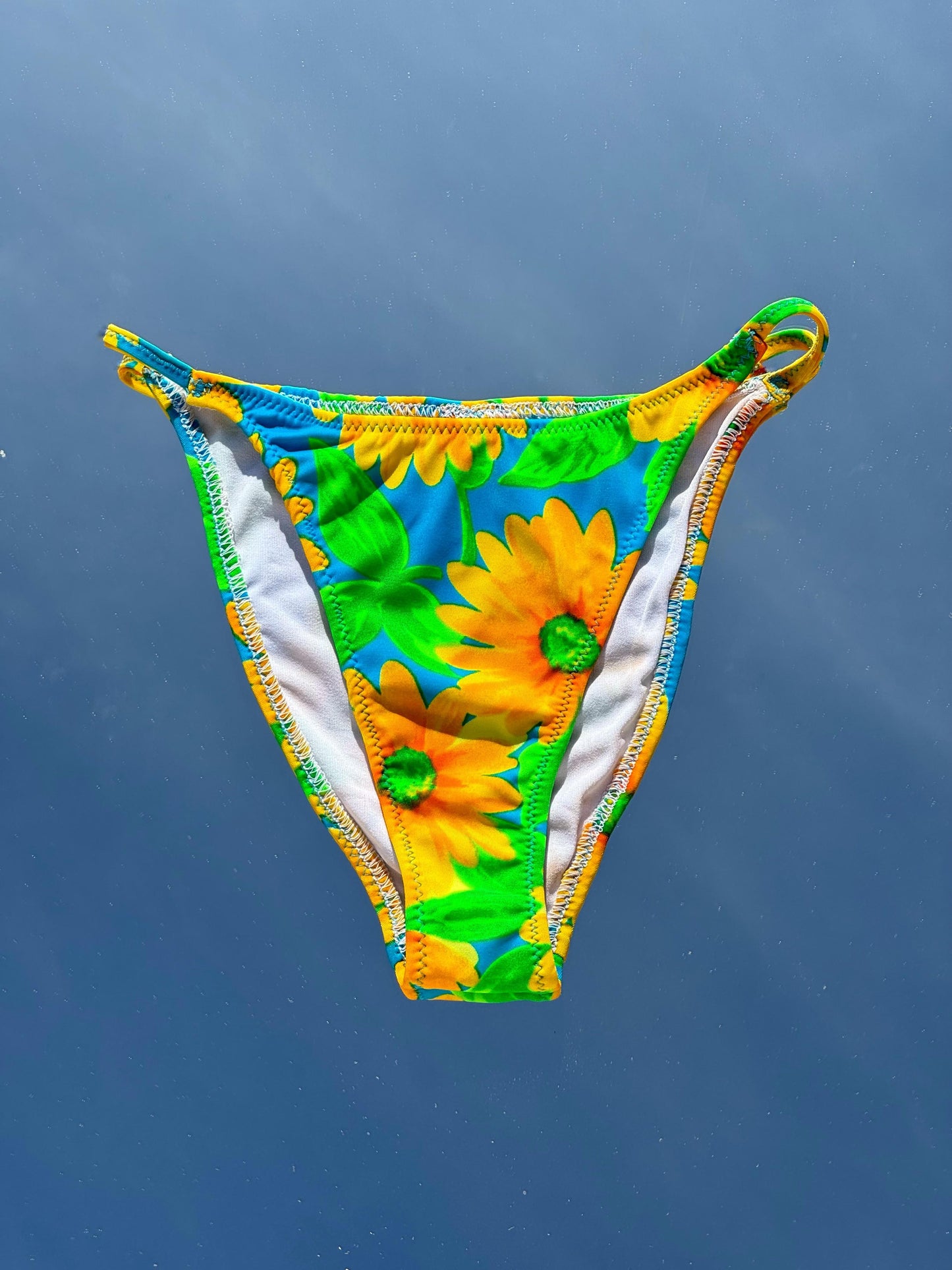 "Girasoles" 80's bikini bottom