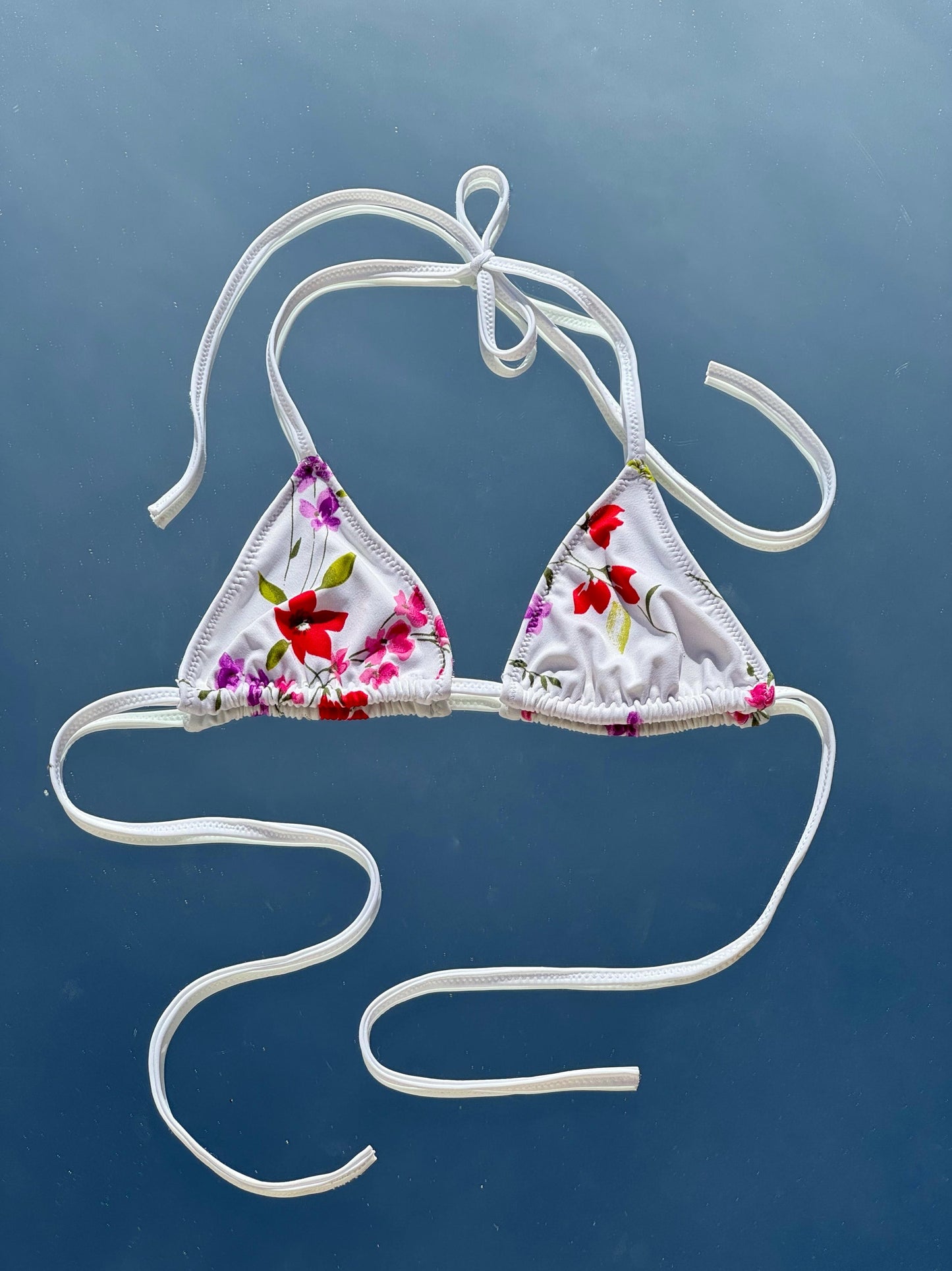 "Butter Cream" Triangle bikini top