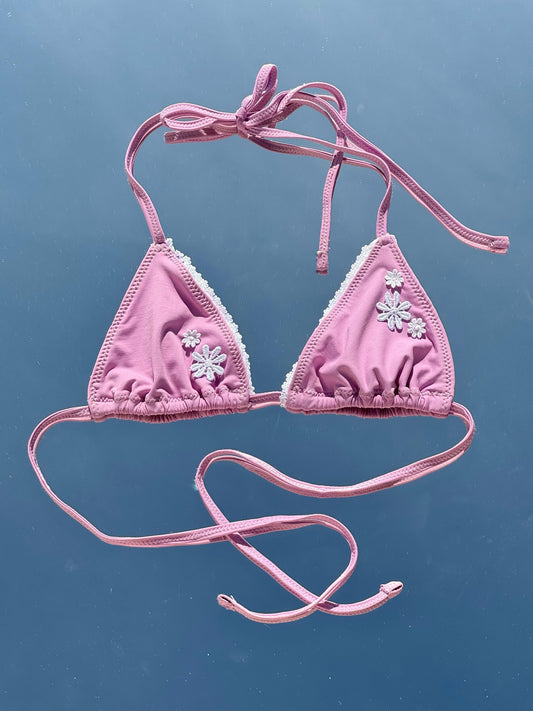 "Quesitos" Triangle bikini top