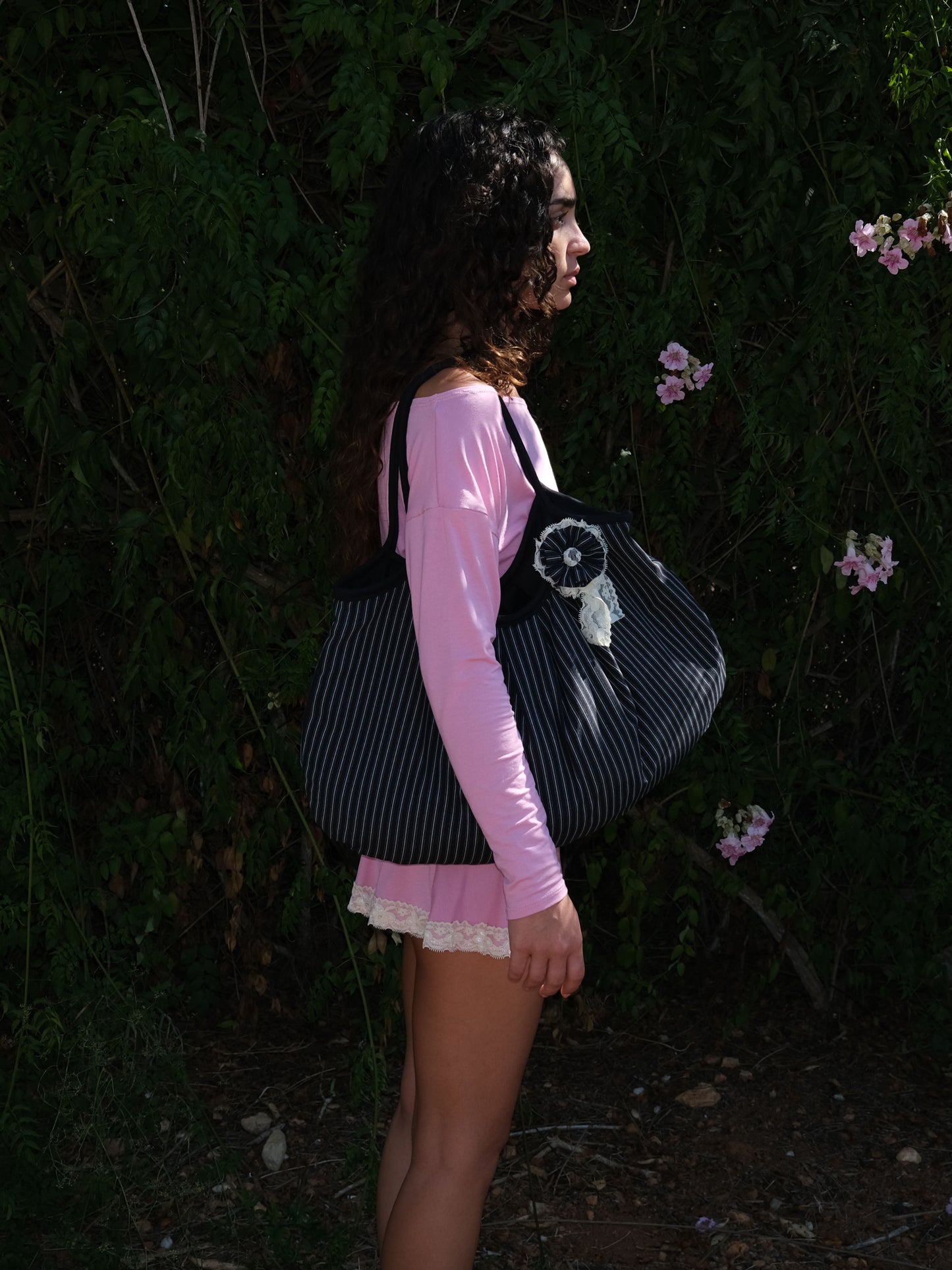 'Grandma' Bolso de rayas